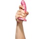 Herspot FLESHLIGHT lenktas G TAŠKO DILDO GOLDEN ROSE S