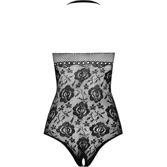 Passion Woman Bodystockings PASSION - BS094 BLACK BODYSTOCKING VIENAS DYDIS