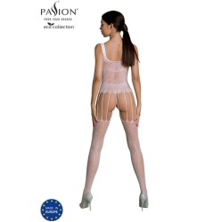 Passion Woman Bodystockings PASSION - EKO KOLEKCIJA BODYSTOCKING ECO BS001 WHITE