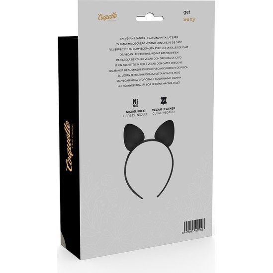 Coquette Accessories COQUETTE CHIC DESIRE - GALVUVĖS JUOSTELĖ SU KATINĖS AUSIS