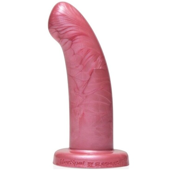 Herspot FLESHLIGHT lenktas G TAŠKO DILDO GOLDEN ROSE S