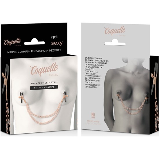 Coquette Fantasy COQUETTE CHIC DESIRE - FANTĀZIJAS METĀLA NIPEĻU KLIPES AR ĶĒDE