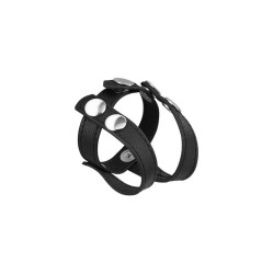 Bondage Play Ādas bumbas siksna