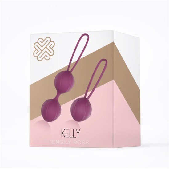 Engily Ross Kelly Kegel Balls Силиконовый Фиолетовый