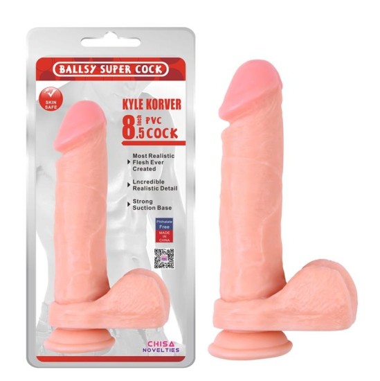 Chisa Realistic Dildo Kyle Korver 21.5 cm Flesh