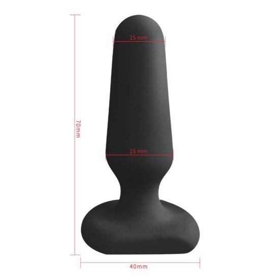 Latetobed Doon Silicone Butt Plug Black