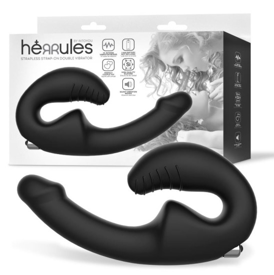 Herrules Strapless Strap-on Double Vibrator