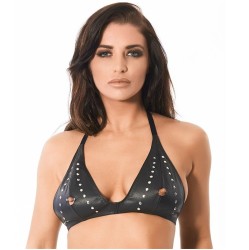 Bondage Play Rimba ādas krūšturis viens izmērs