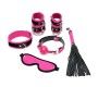 Bondage Play Rimba Complete Restraint Set 6 Pieces Rozā