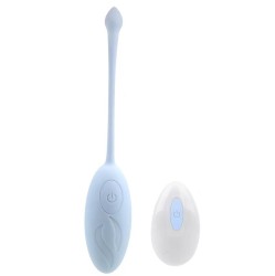 A-Gusto Vibrating Egg with Remote Control Blue