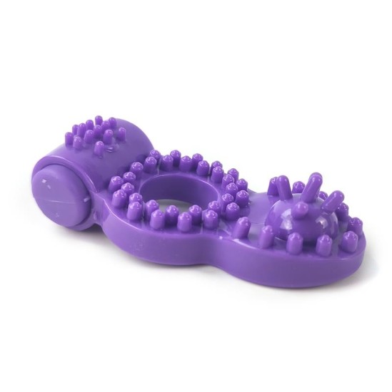 A-Gusto Vibrating Penis Ring Purple