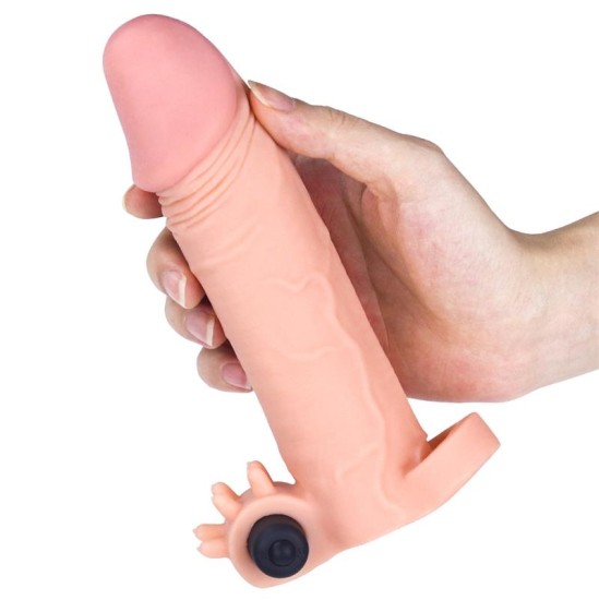 Lovetoy Penis Sleeve with Vibration Add 2 Plesure X Tender Flesh