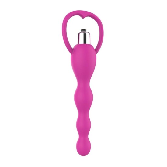 A-Gusto Anal Chain with Vibration Pink