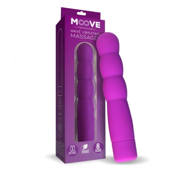 Moove Wave Vibrating Massager Purple