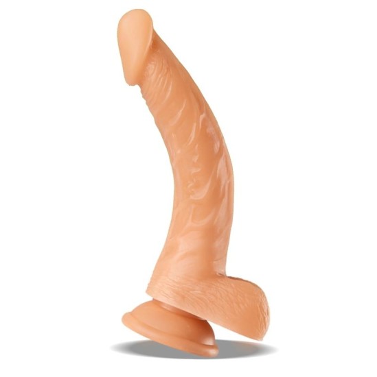 Max & Co Kurt Realistic dildo ar sēklinieku mīkstumu 9,4 - 24 cm