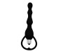 Chisa Anal Chain Tail Power Silicone Black