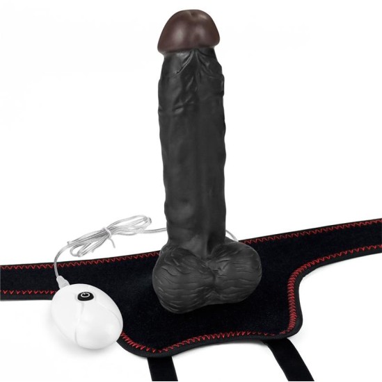 Lovetoy Reguliuojamas dirželis su Dildo 10 funkcijomis 7.5