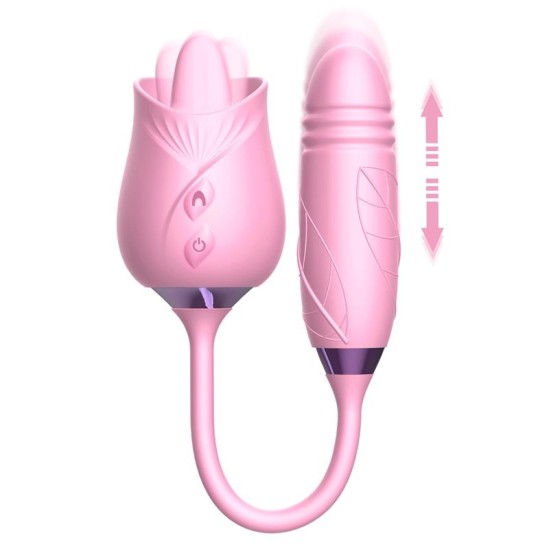 Intoyou Martinella Double Tongue Cliris Stimulator and Thrusting Egg