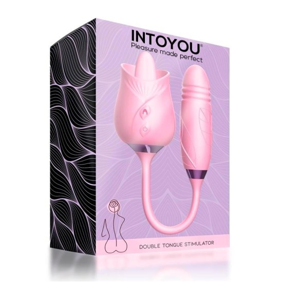 Intoyou Martinella Double Tongue Cliris Stimulator and Thrusting Egg