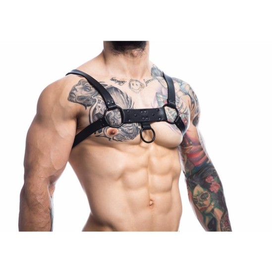 Cut4Men Party Black Chest Harness Adjustable One Size