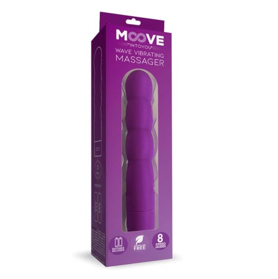 Moove Wave Vibrating Massager Purple