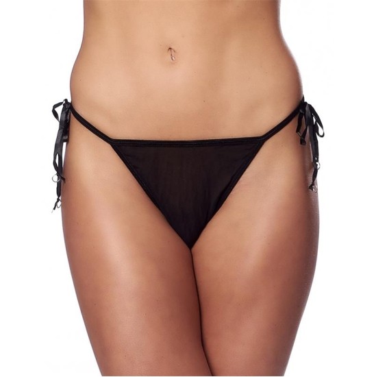 Amorable Thong Fantasy Black One Size