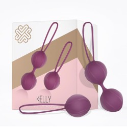 Engily Ross Kelly Kegel Balls Silikona Purple