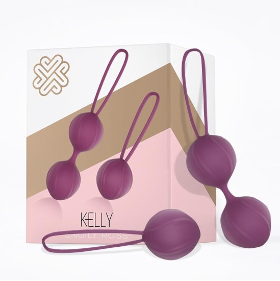 Engily Ross Kelly Kegel Balls Silicone Purple