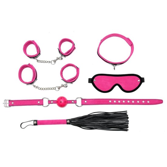 Bondage Play Rimba Complete Restraint Set 6 Pieces Pink