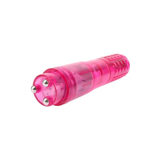 Chisa mini massager with 3 heads Pink