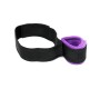 Bondage Play Wrist to Upper Leg Cuff Set Adjustable Purple