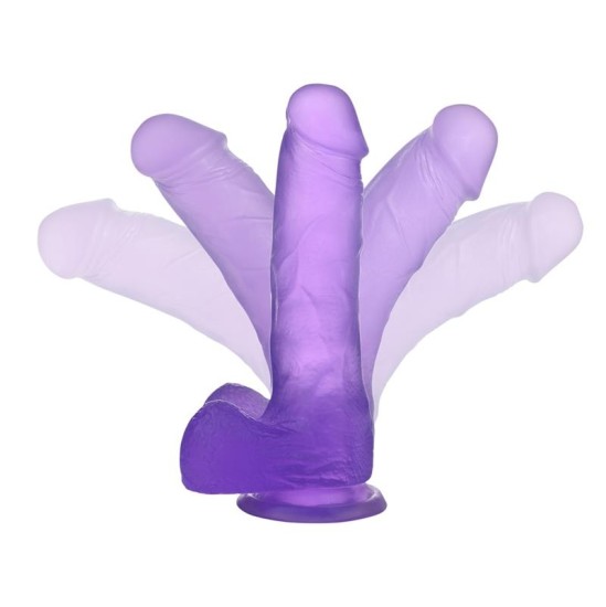 Lovetoy Dildo Jelly Studs 7 Violetinė