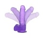 Lovetoy Dildo želejveida kniedes 7 violetas