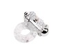 Chisa Vibrating Bull Ring-Clear