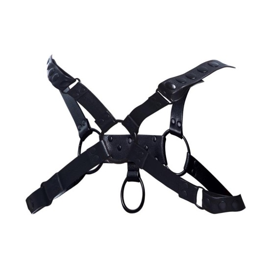 Cut4Men Party Black Chest Harness Adjustable One Size