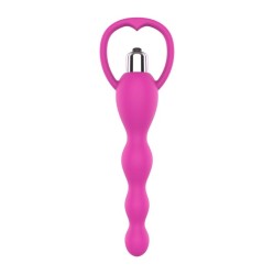 A-Gusto Anālā ķēde ar vibrāciju rozā krāsā