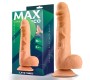 Max & Co Pilverealistlik munanditega dildo 8.3 liha