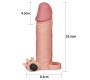 Lovetoy Penis Sleeve with Vibration Add 2 Plesure X Tender Flesh