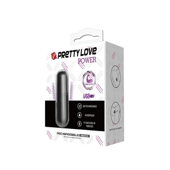 Prettylove Vibreeriv Bullet Power Silicone 6 x 1,8 cm