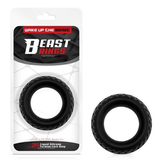 Beast Rings Penis Ring Turbine Liquid Silicone 25 mm