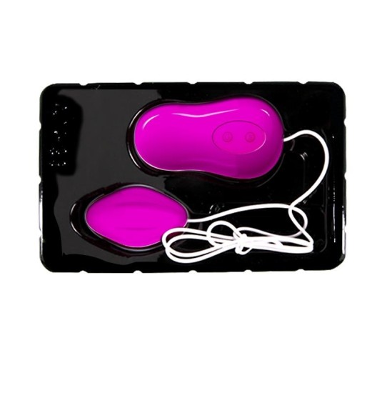 Prettylove Vibrating Egg Avery Pink and White