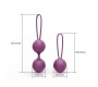 Engily Ross Kelly Kegel Balls Silicone Purple