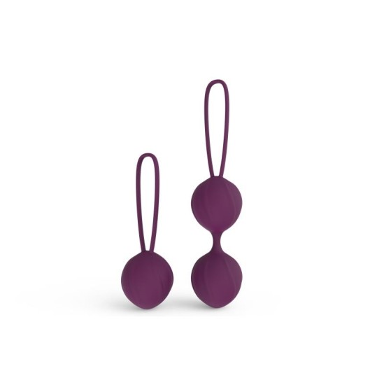 Engily Ross Kelly Kegel Balls Silicone Purple