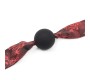 Latetobed Bdsm Line Silicone Ball Gag Red/Black