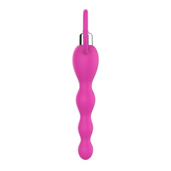 A-Gusto Anal Chain with Vibration Pink