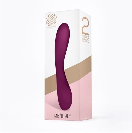 Engily Ross Monroe 2.0 Vibe Injected Liquid Silicone USB Purple