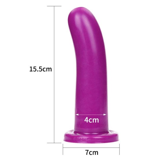 Lovetoy Stimulator Holy Dong 6 Liquid Silicone Purple