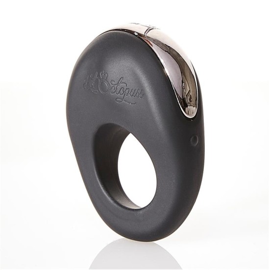 Hot Octopuss Vibrating Penis Ring Atom Black