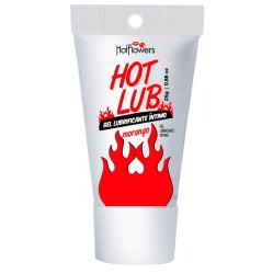 Hot Flowers Intimate lubricant Heat effect strawberry flavor.