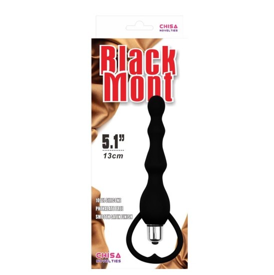 Chisa Anal Chain Tail Power Silicone Black